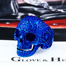 Load image into Gallery viewer, Stainless steel skull ring. Different colors
