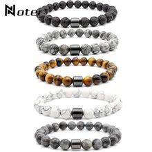 Load image into Gallery viewer, Natural stone hematite bracelet
