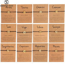 Load image into Gallery viewer, Stainless steel bracelet - 12 signs of the Zodiac - Astrological Sign - Mixed. Ideal gift
